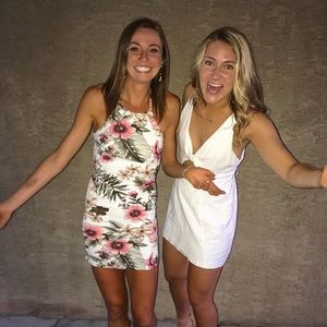 Floral bodycon dress